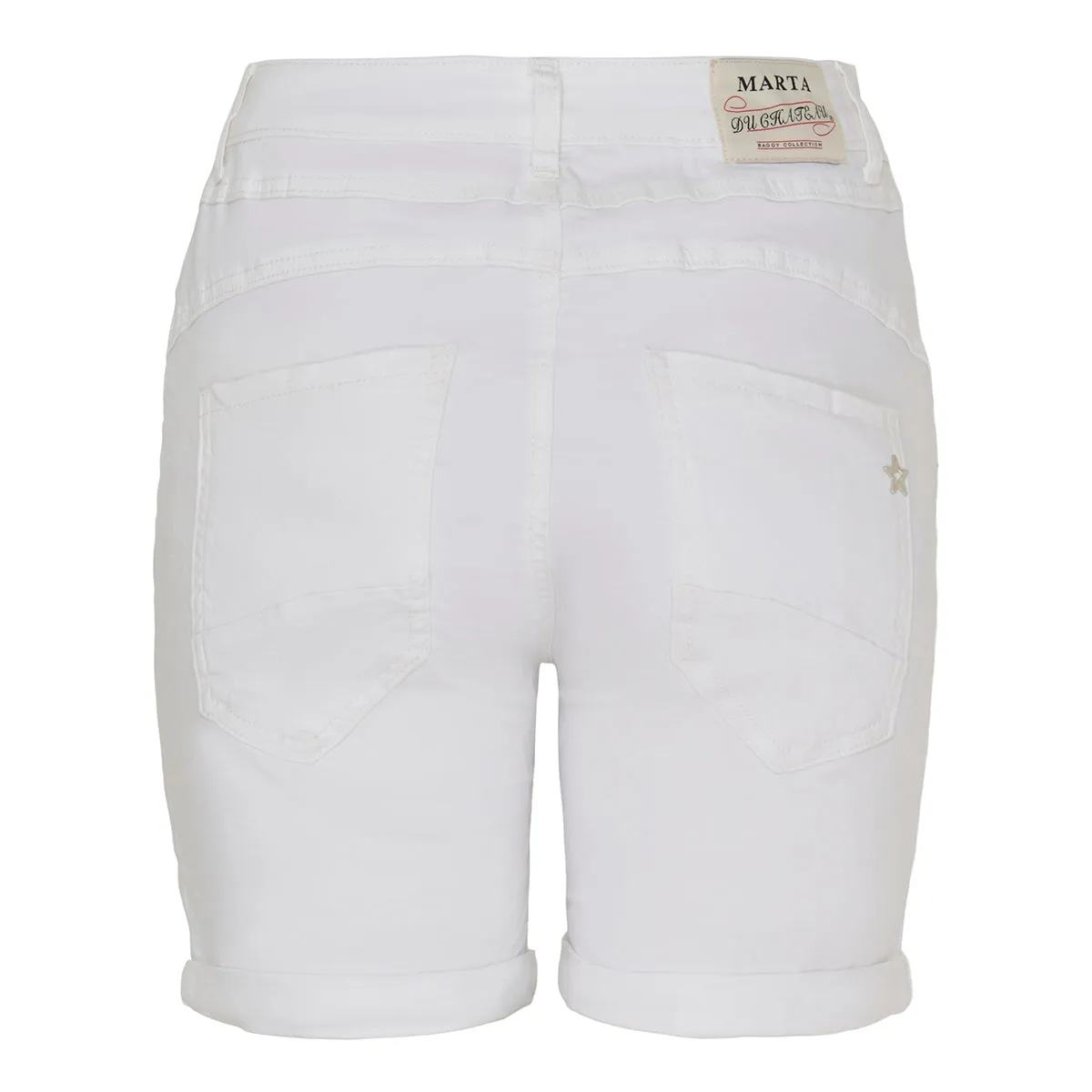 150-S26117-11 Marta du cháteau Sierra shorts white