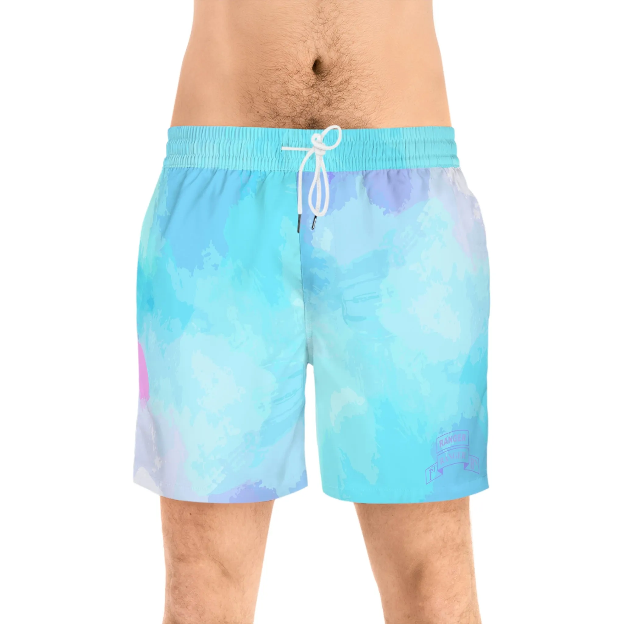 1st Battalion Scroll Nalu Colorcrush Swim Trunks