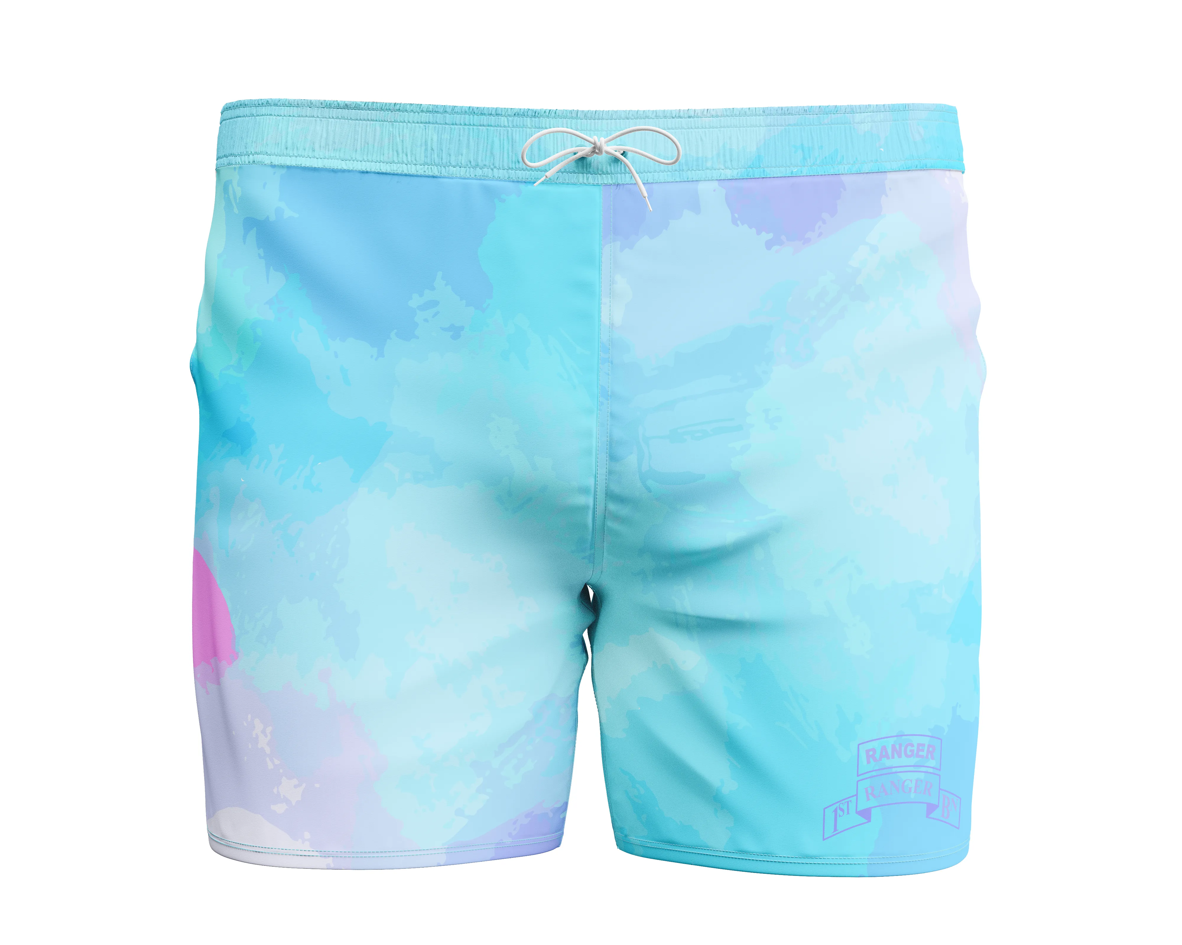 1st Battalion Scroll Nalu Colorcrush Swim Trunks