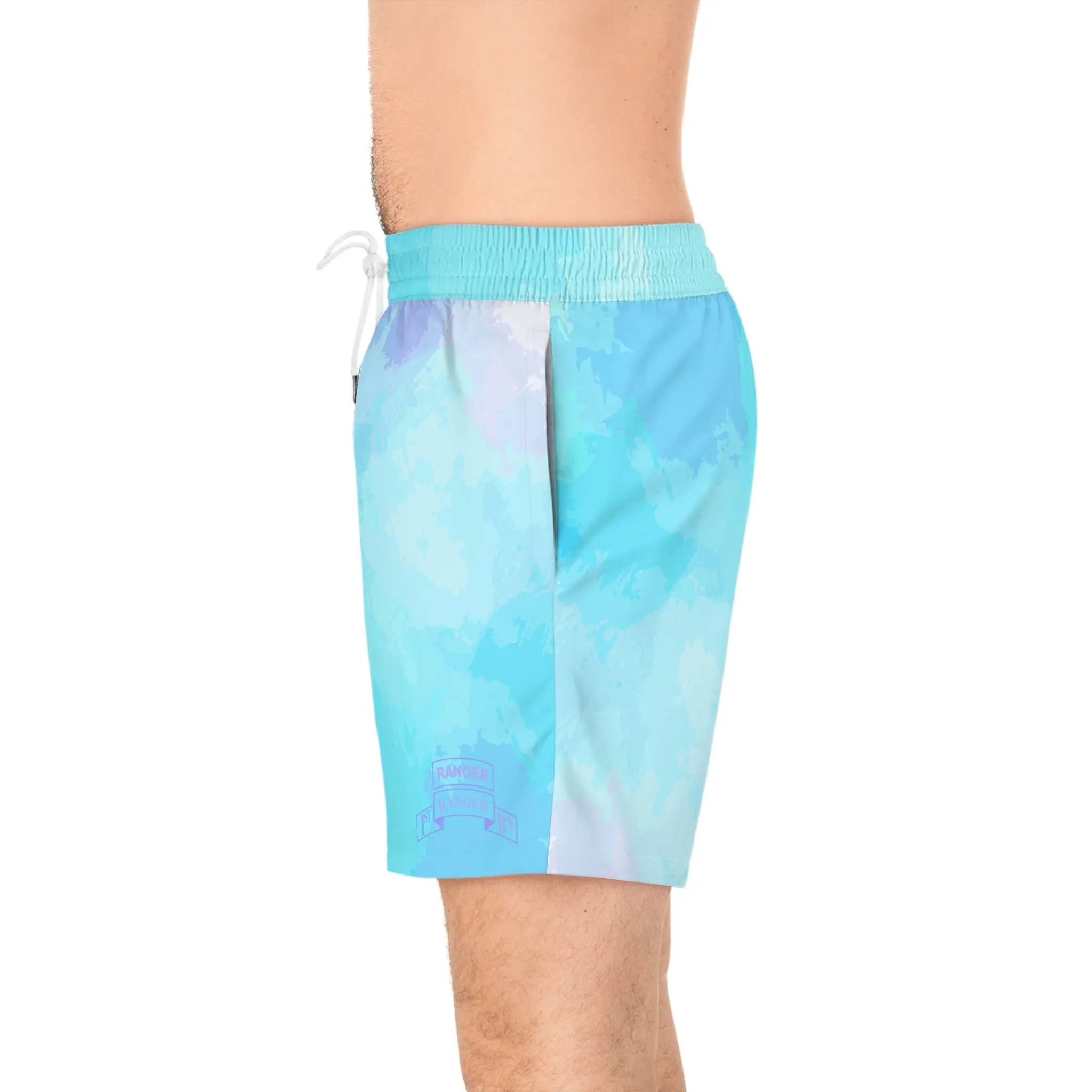 1st Battalion Scroll Nalu Colorcrush Swim Trunks