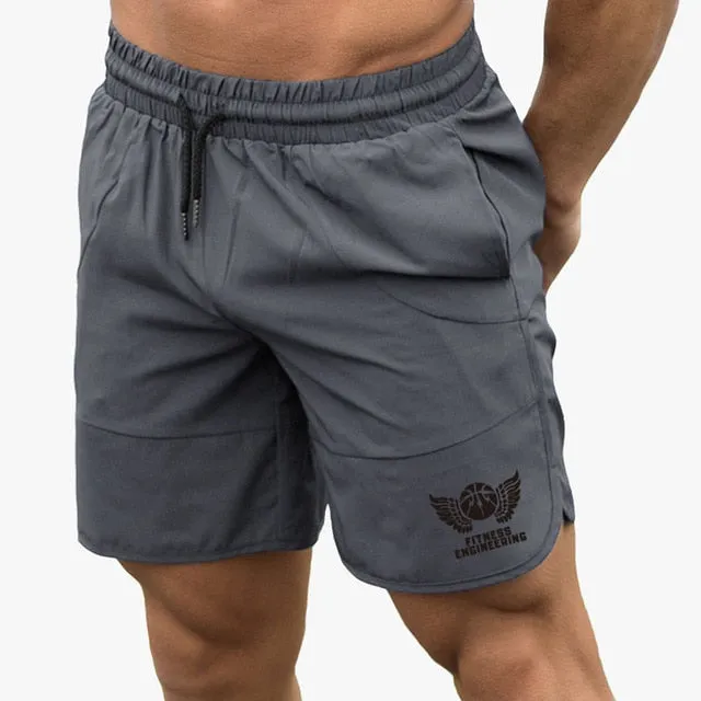 2021 Summer mens shorts Quick drying Fitness Bodybuilding Casual gyms Joggers workout Brand short pants Sweatpants
