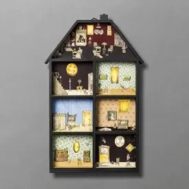 20" Haunted House Light Up Halloween Countdown Calendar - John Derian