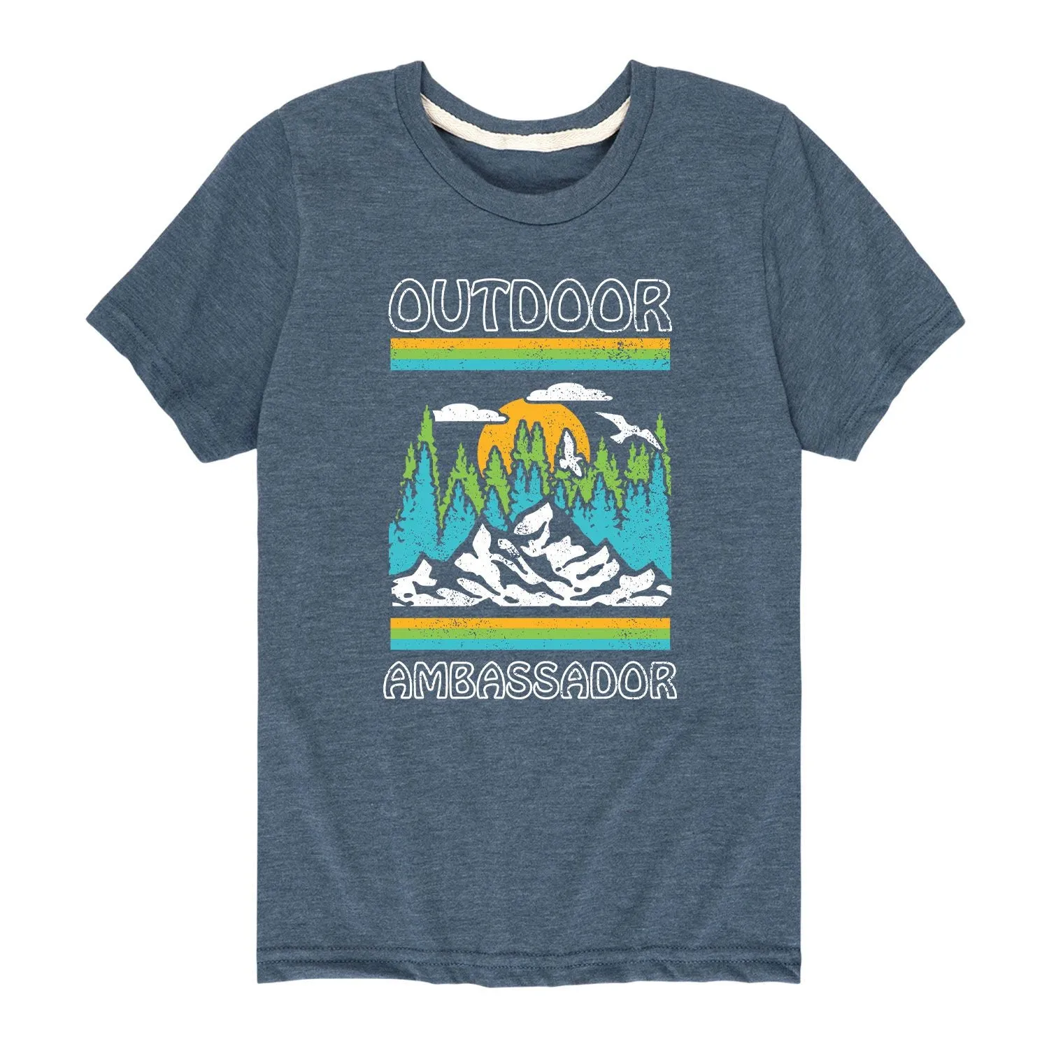 Ambassador T-shirt for boys 8-20 years old Licensed Character, blue