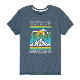 Ambassador T-shirt for boys 8-20 years old Licensed Character, blue