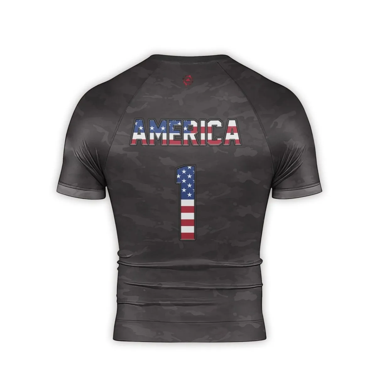 American Independence Day Men's Short Sleeve Rash Guard