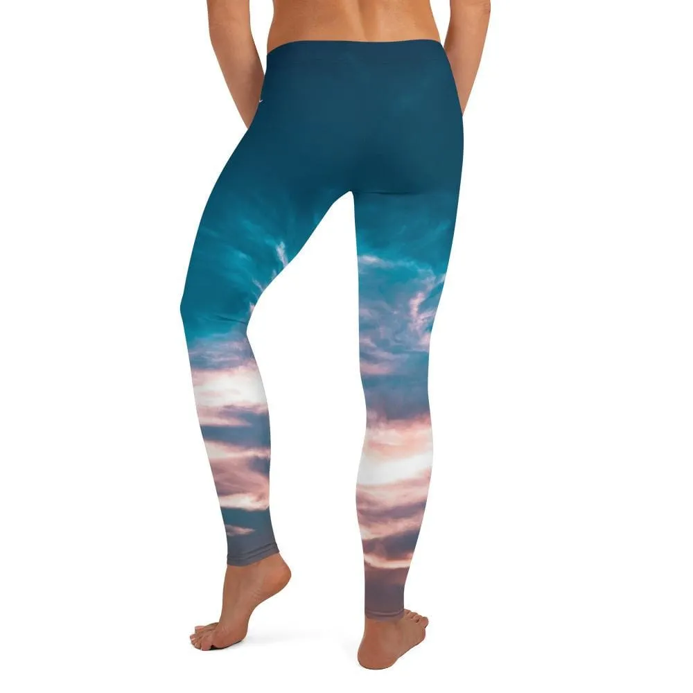 Aquatic Skies ~ Full Guard Leggings