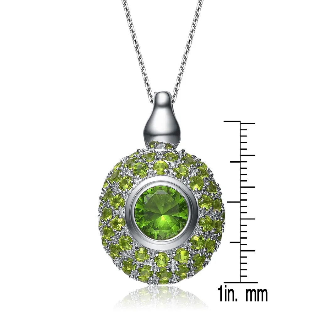 Aurélie Green Cubic Zirconia Pendant