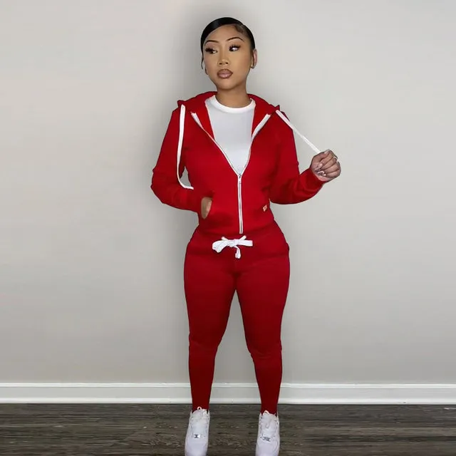 Autumn Women Tracksuits Set