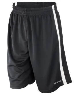 Basketball quick-dry shorts | Black/White