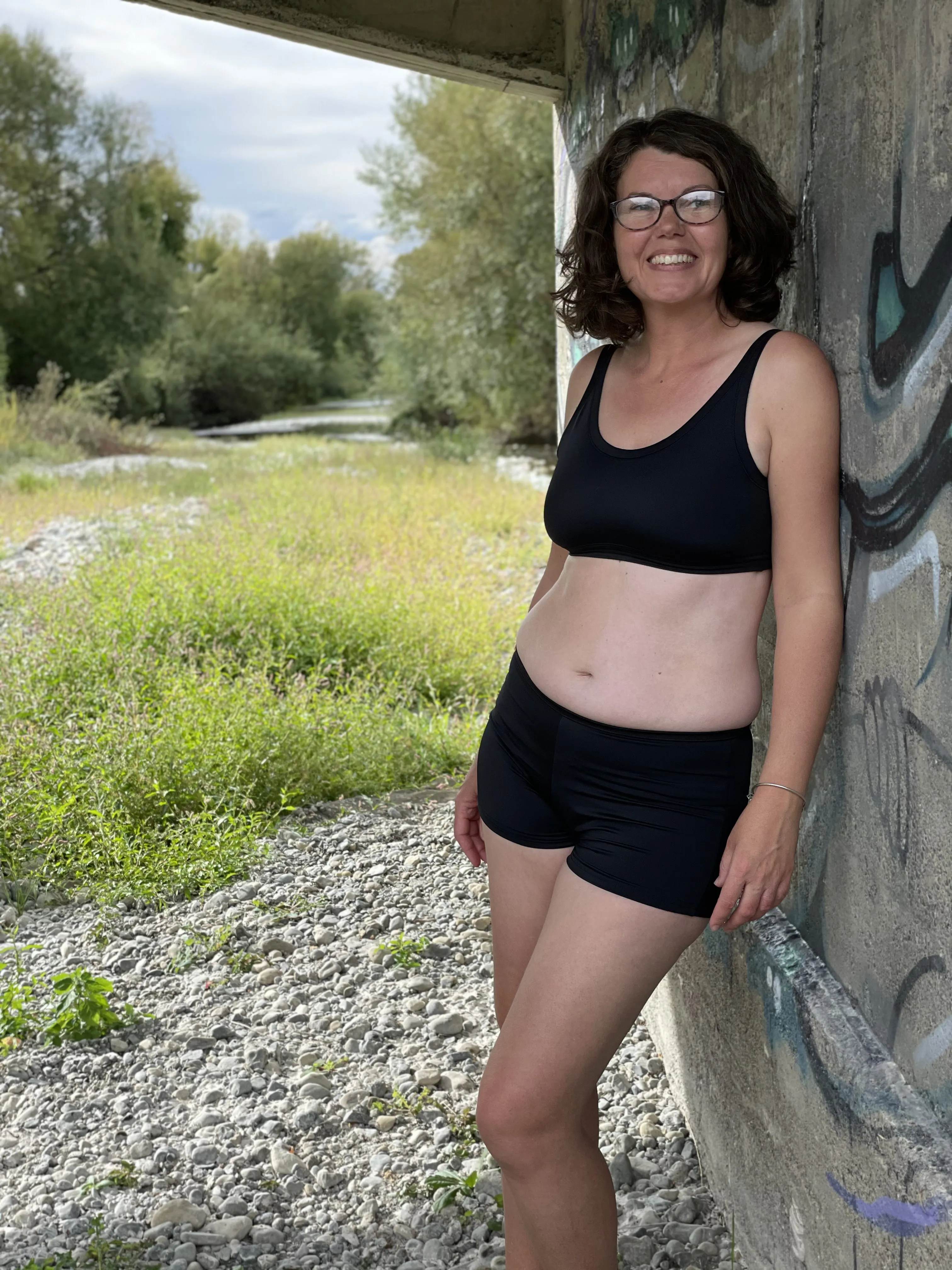 Boyleg Swim Pant Black - 2XL ONLY