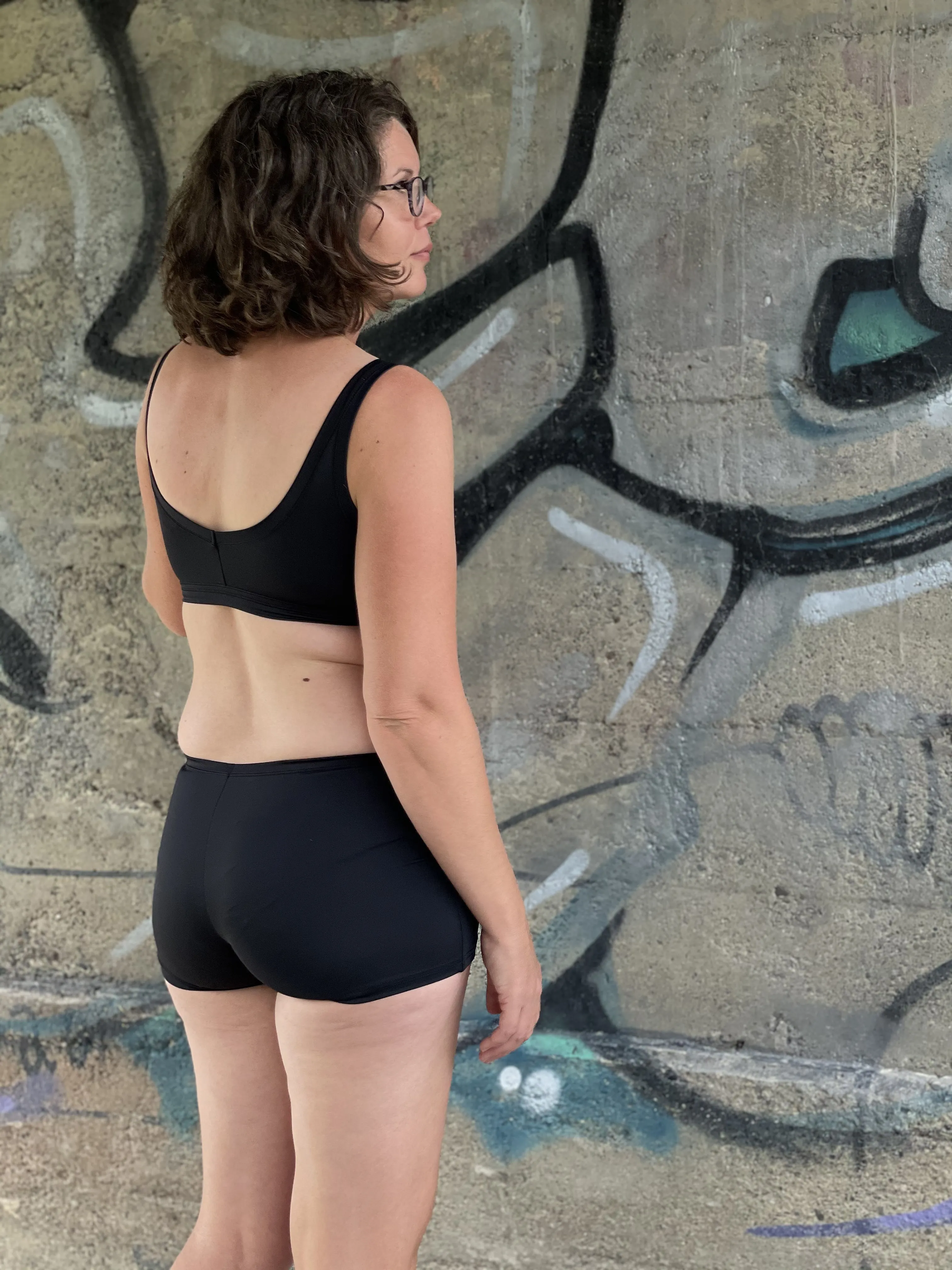 Boyleg Swim Pant Black - 2XL ONLY