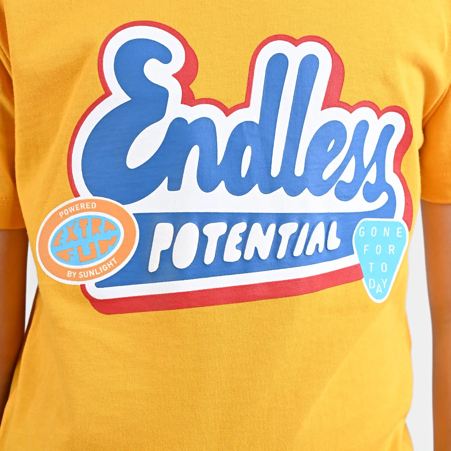 Boys Cotton Jersey T-Shirt H/S Endless-Citrus