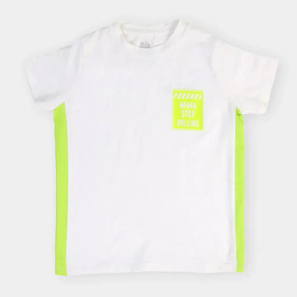 Boys T-Shirt H/S Skater-White