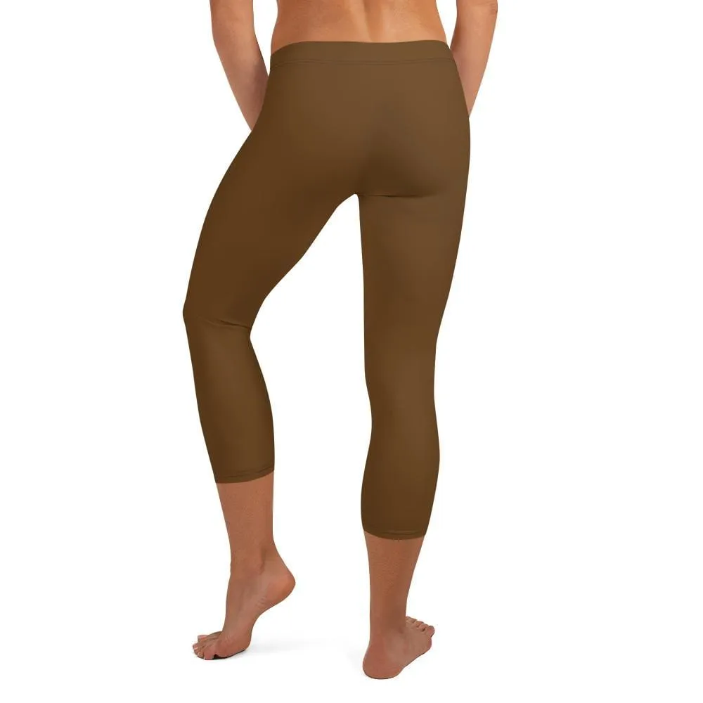 Brown SS Premium Standard ~ Capri Leggings