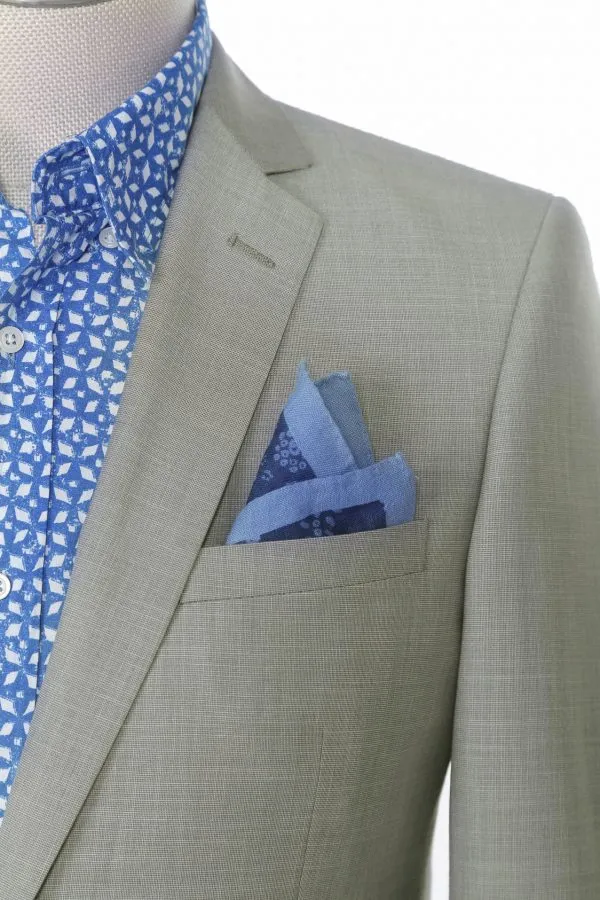 BUILD YOUR PACKAGE: Grey Slim Fit Suit (Package Includes 2 Pc Suit, Shirt, Necktie or Bow Tie, Matching Pocket Square, & Shoes)