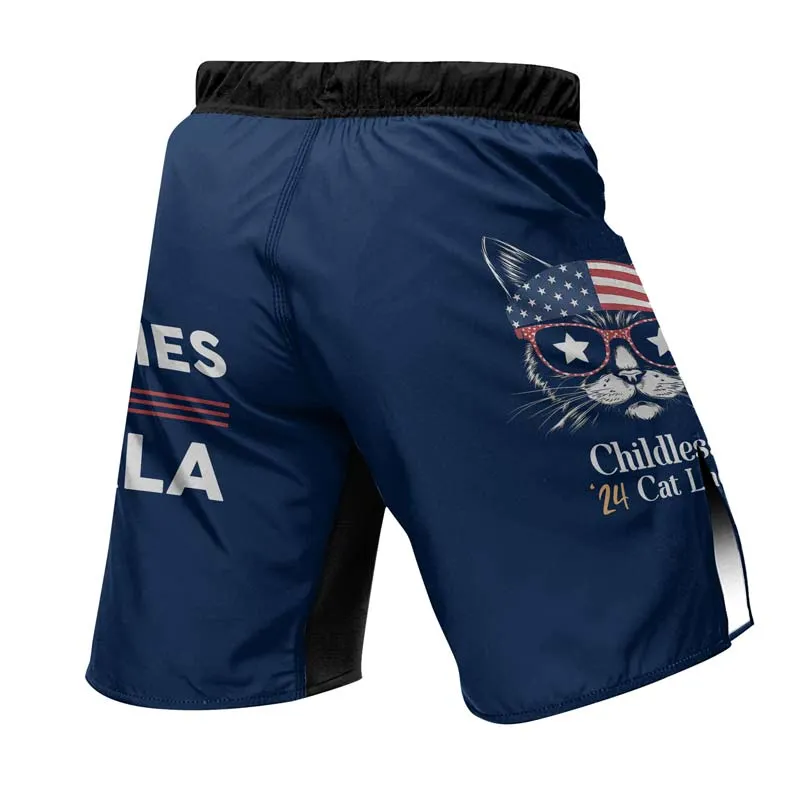 Cat Ladies For Kamala Fight Shorts