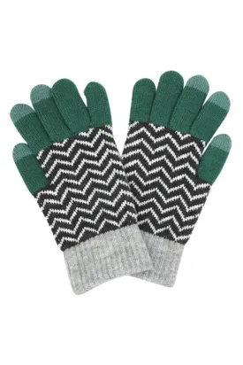 CHEVRON MULTI COLOR SMART GLOVES