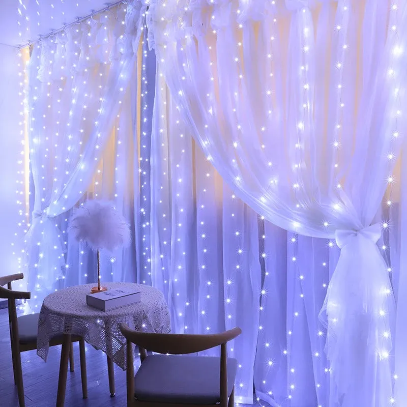 Christmas Lights Curtain Garland Merry Christmas Decorations For Home 2024 christmas lights trending top sellers