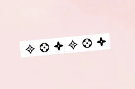 CLEAR Luxe Symbol // Header Overlay 6mm Perforated
