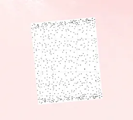 CLEAR Shimmy Washi Tape // FB Overlay 1.9in Perforated