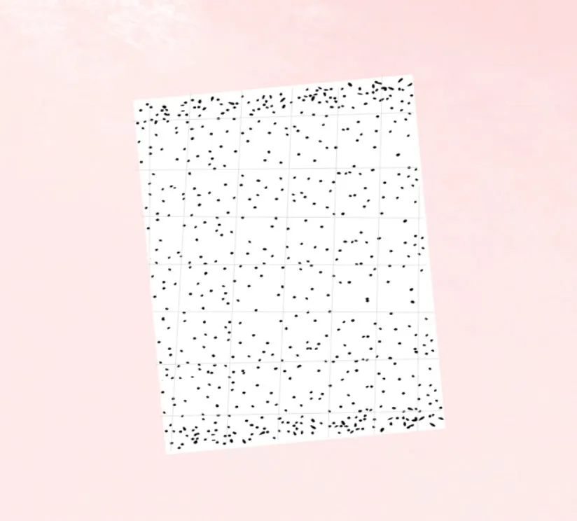 CLEAR Shimmy Washi Tape // FB Overlay 1.9in Perforated