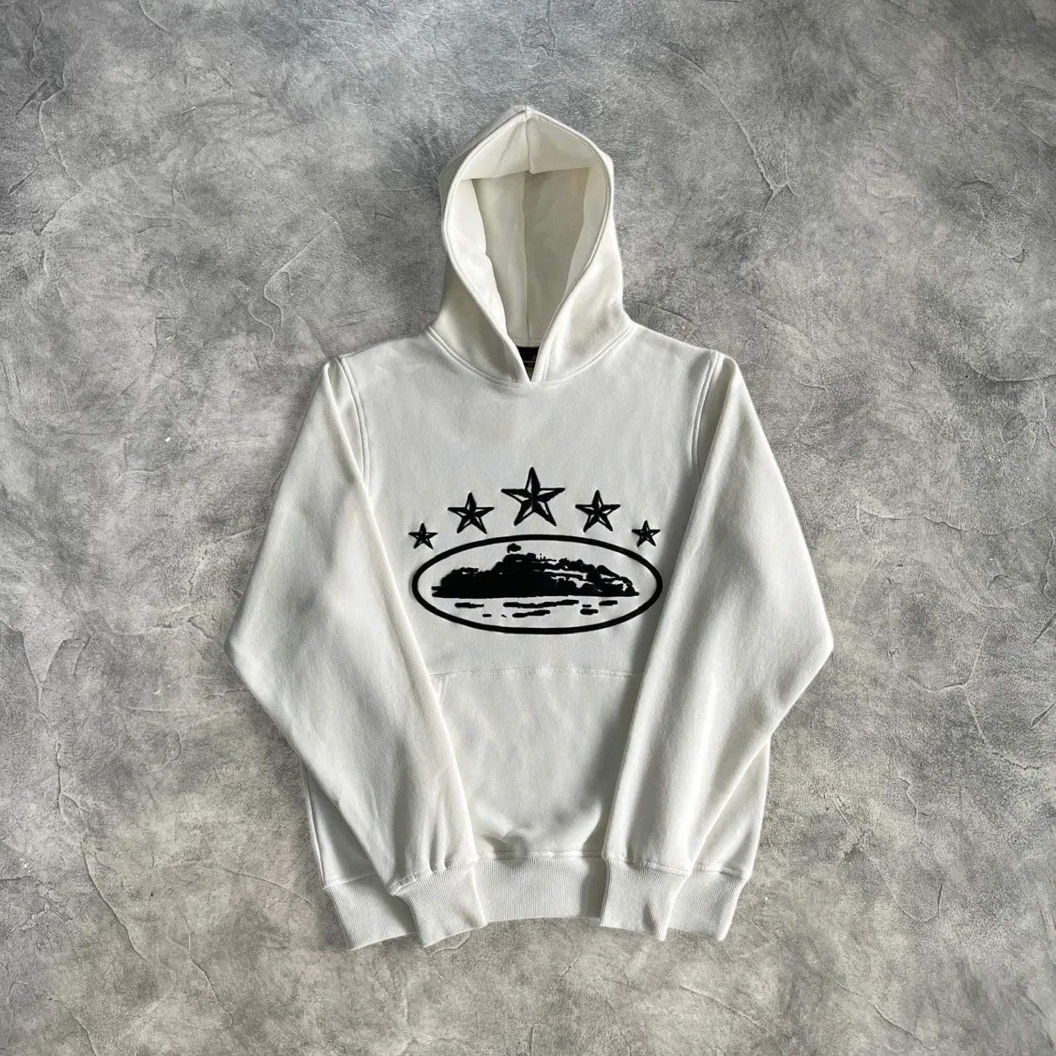 Corteiz Alcatraz 5 Star Tracksuit White