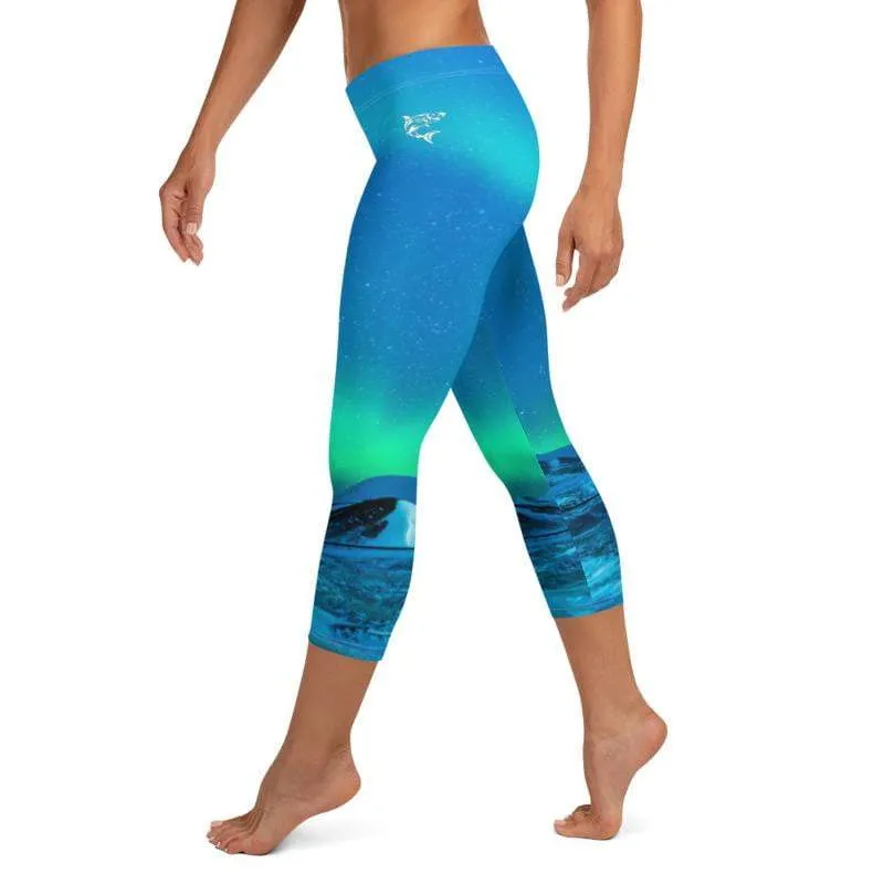 Cosmic Aurora ~ Capri Leggings