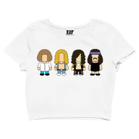 Crop Top - The Golden Gods Of Rock
