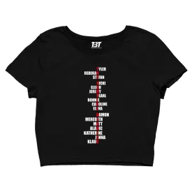 Crop Top - TVD Typography