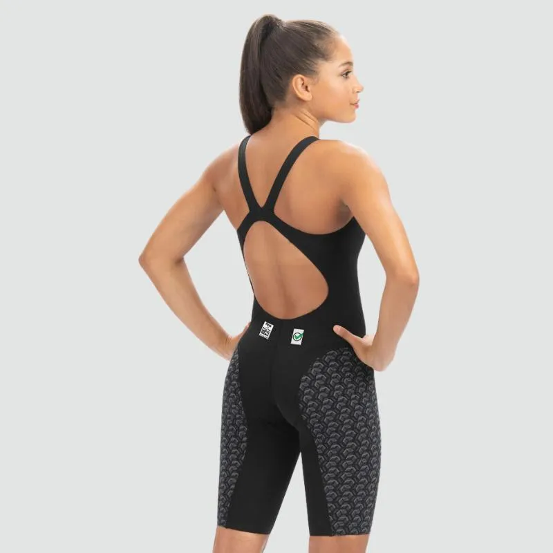 Dolfin Women's FirstStrike Open Back Knee Suit | Black