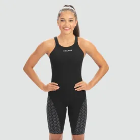 Dolfin Women's FirstStrike Open Back Knee Suit | Black