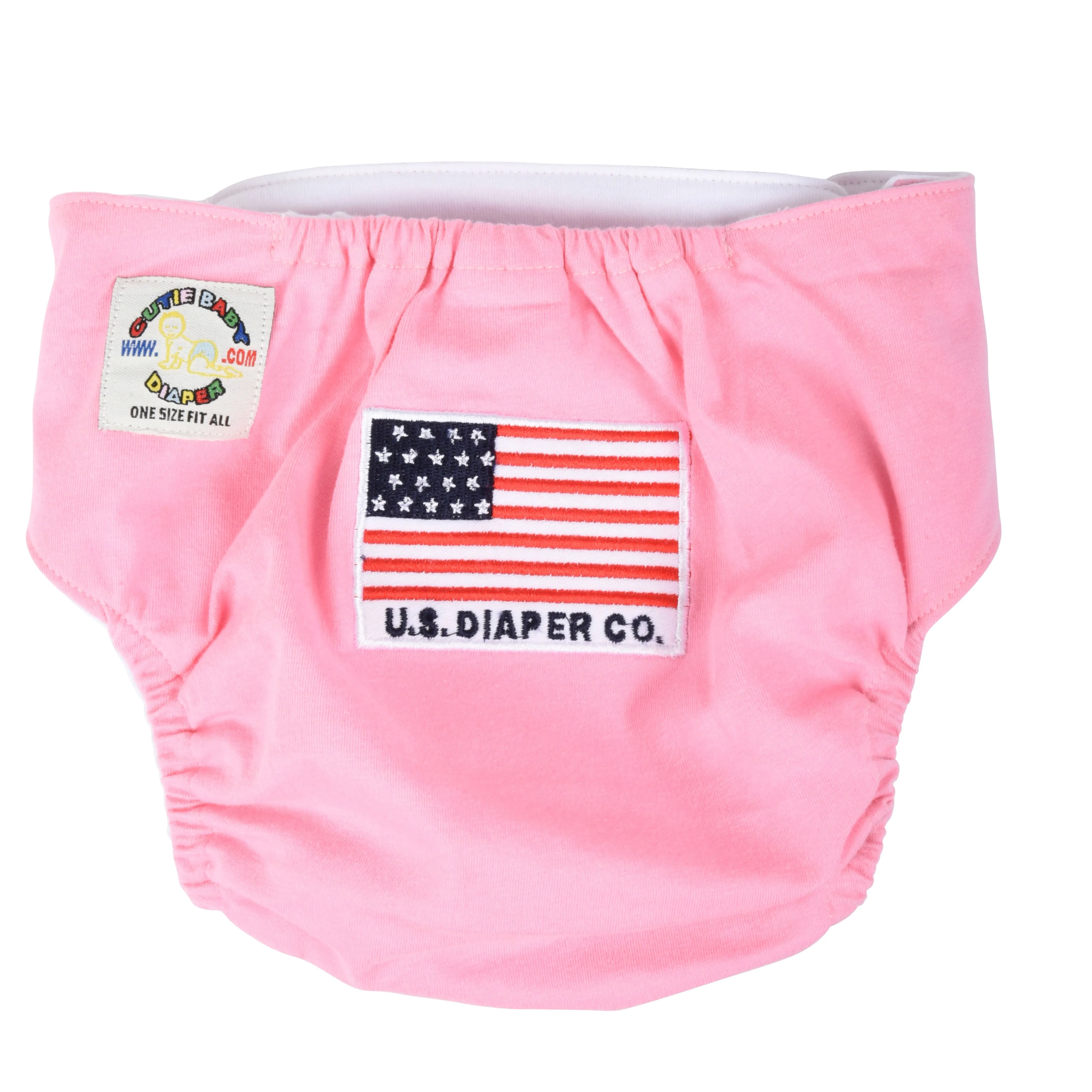 Egyptian Comb Cotton Velcro Swimwear- Pink