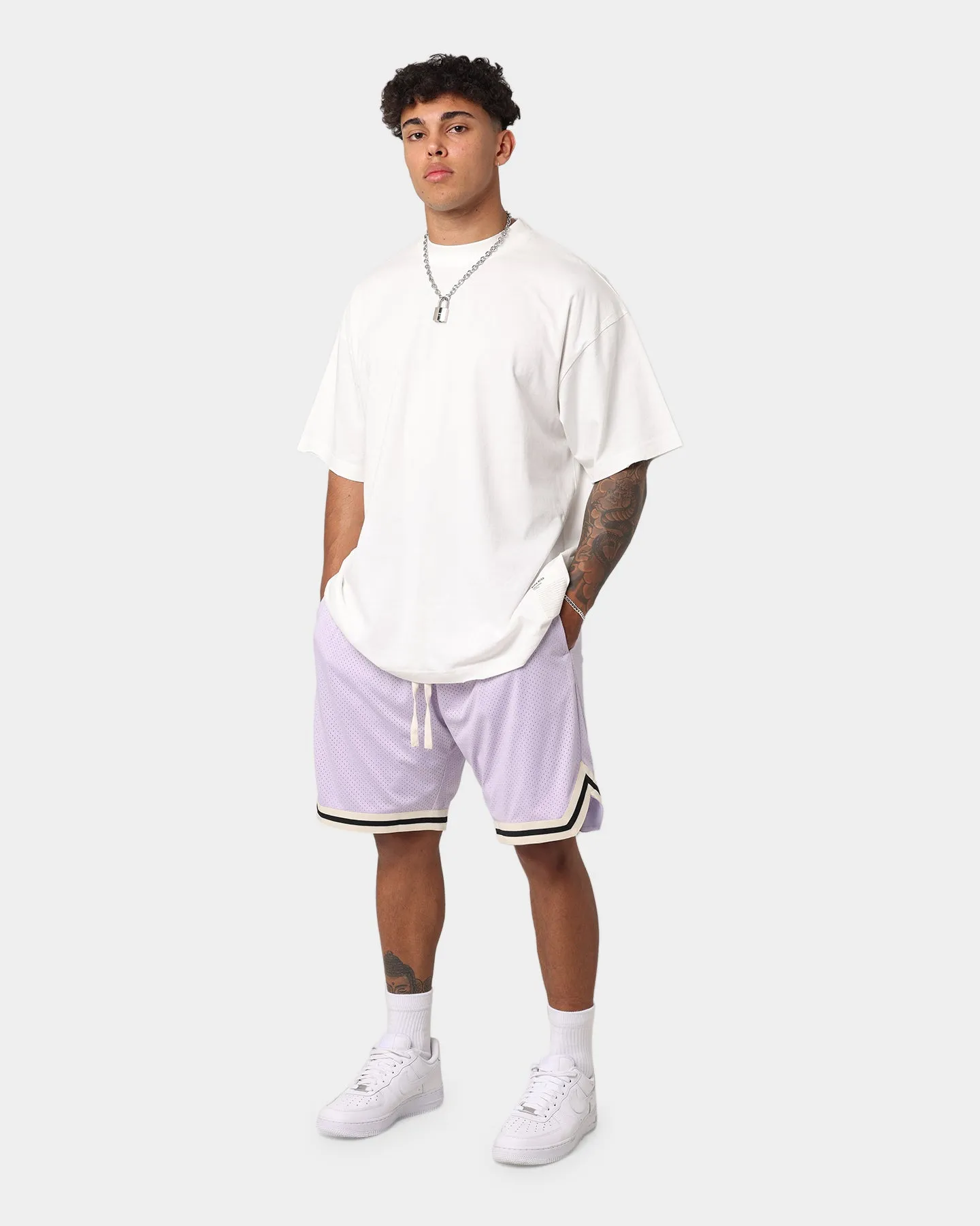 EN ES Rival Basketball Shorts Lilac