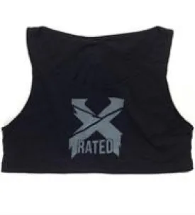EXCISION -X Rated- Girls BLACK Crop Top