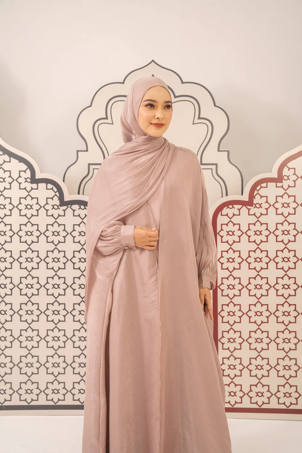 Fiona Dress Whisper Taupe