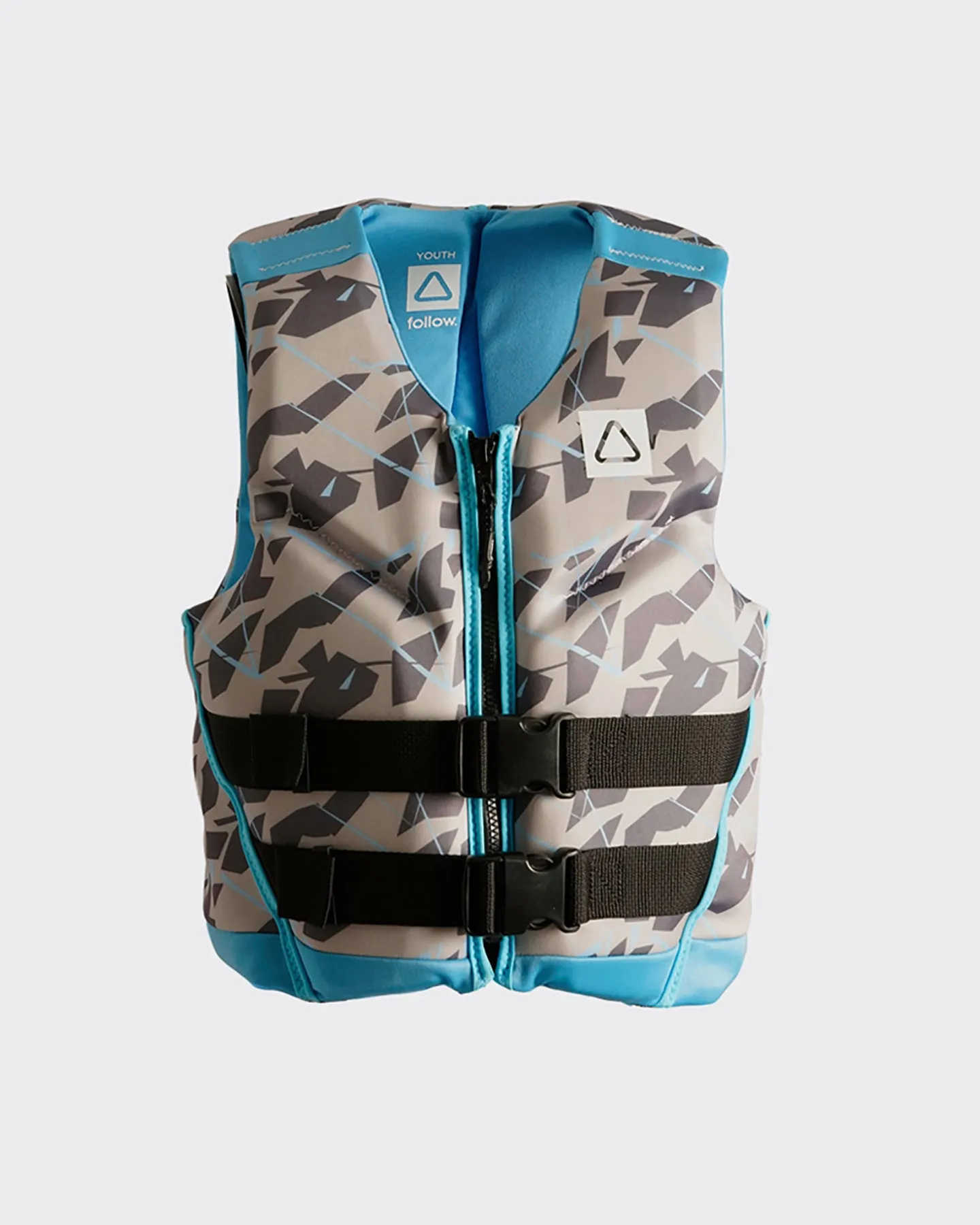 Follow Youth Pop CGA Vest - Grey/Blue