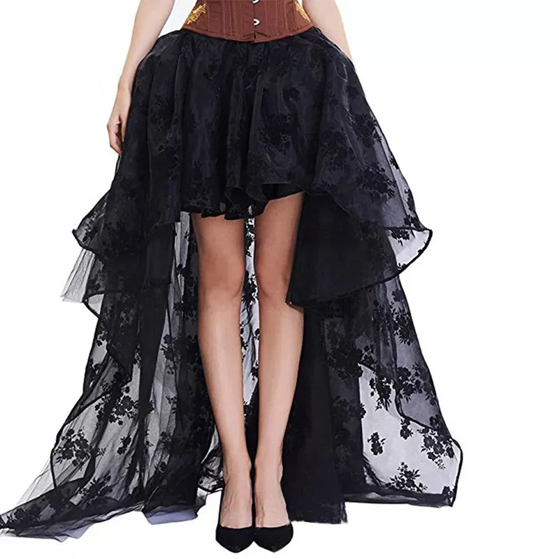 Funki Buys | Dresses | Women's Gothic Punk Corset Skirt Sets