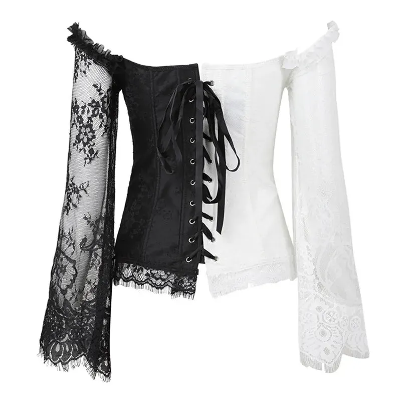 Funki Buys | Dresses | Women's Gothic Punk Corset Skirt Sets