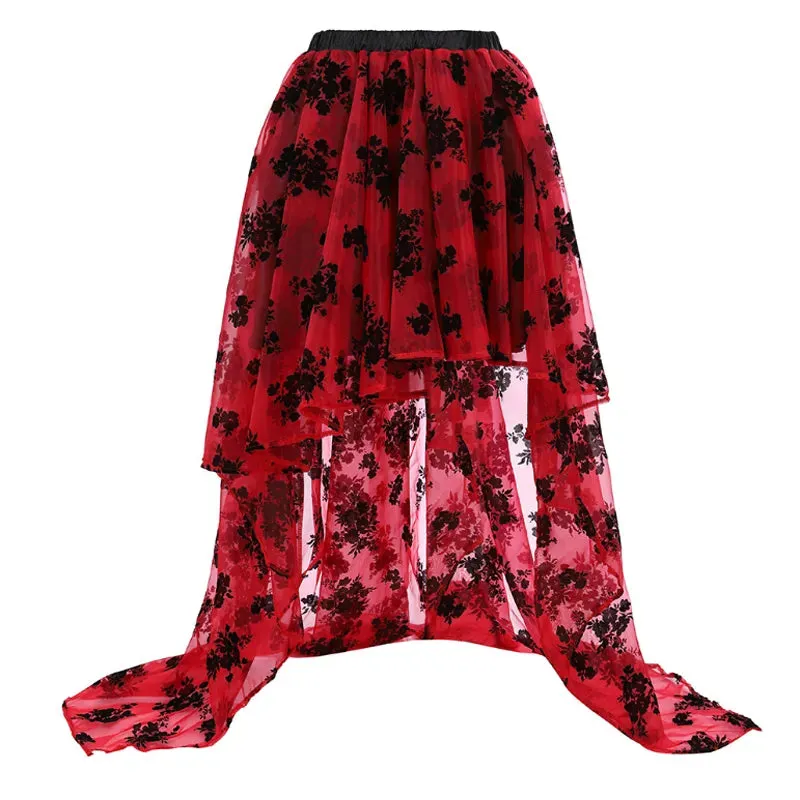 Funki Buys | Dresses | Women's Gothic Punk Corset Skirt Sets