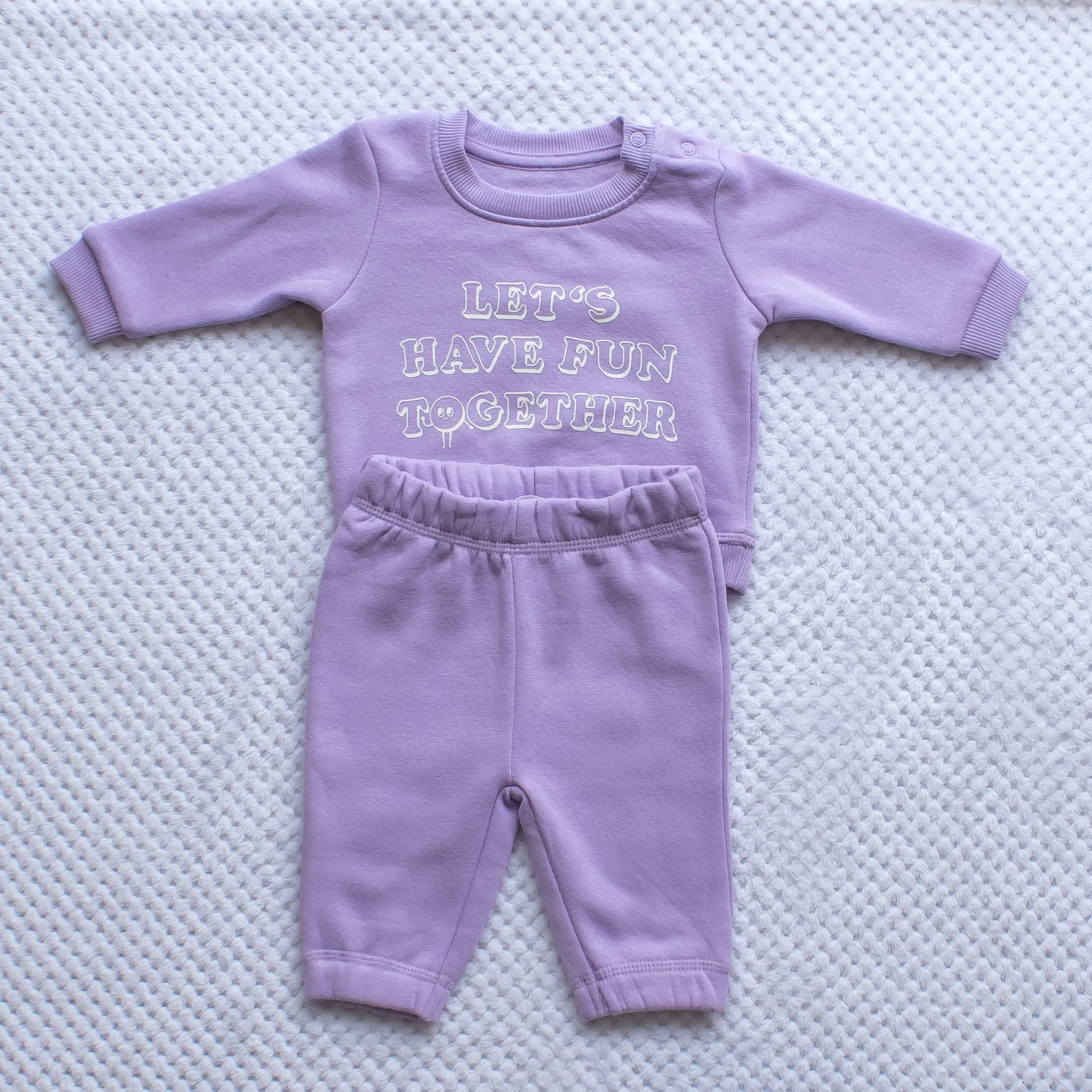 Girls tracksuits -Purple Lets have fun together