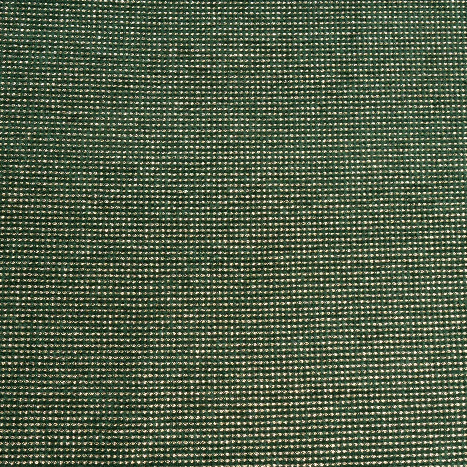 Gold Metallic Pinhead Green Chenille