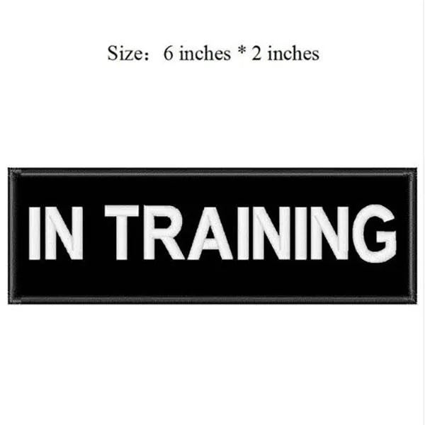 GSS - Pair Of Removable Embroidered Dog Harness Patches