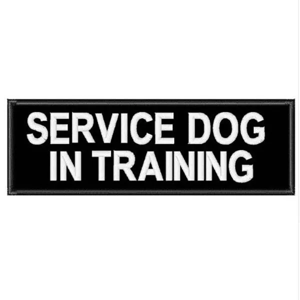 GSS - Pair Of Removable Embroidered Dog Harness Patches