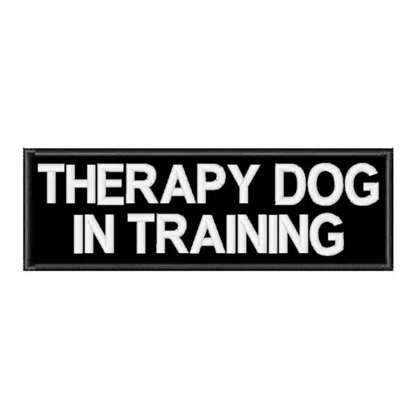 GSS - Pair Of Removable Embroidered Dog Harness Patches