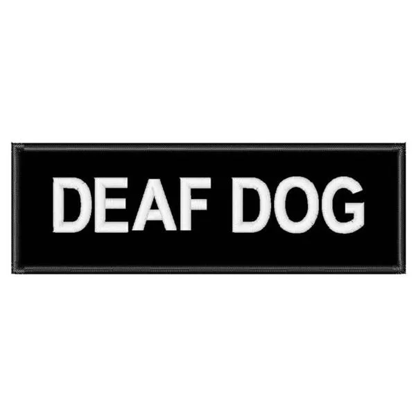 GSS - Pair Of Removable Embroidered Dog Harness Patches