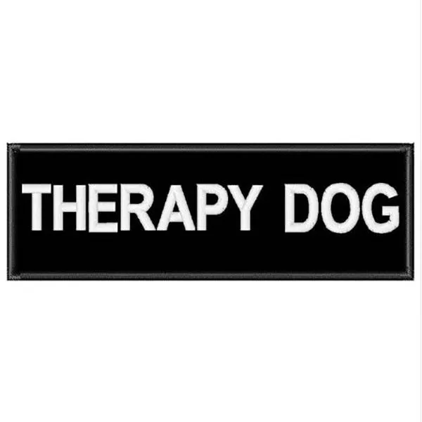 GSS - Pair Of Removable Embroidered Dog Harness Patches
