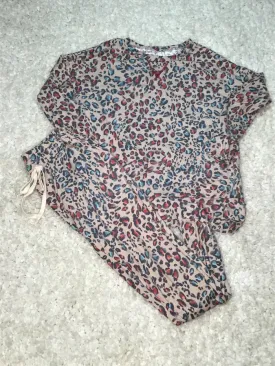 honeyme Colorful Animal Print Tops