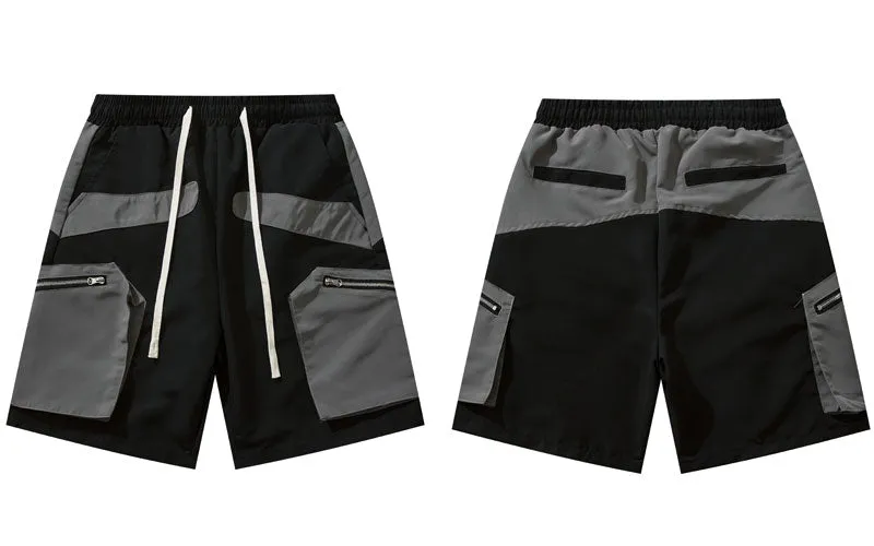 'Hopper' Zip Pocket Utility Shorts