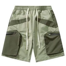 'Hopper' Zip Pocket Utility Shorts