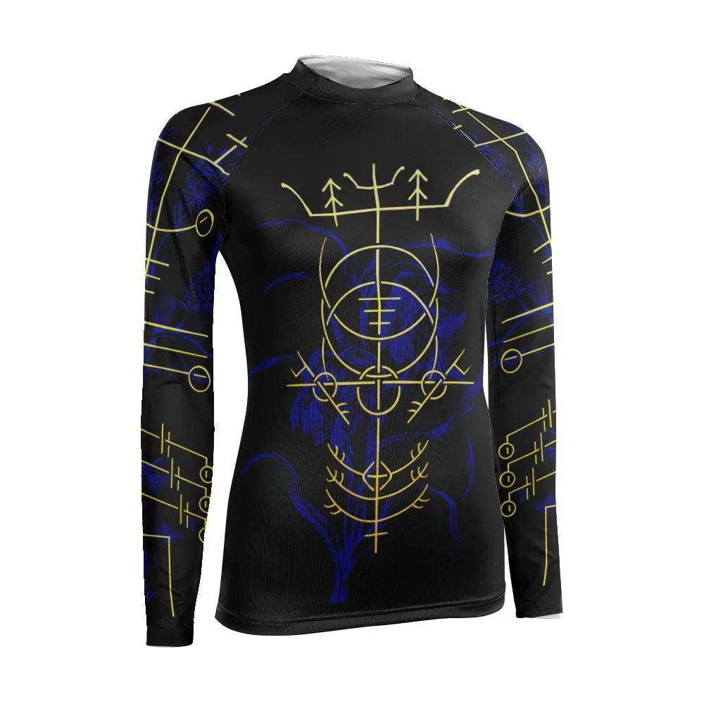 Hulinhjamur Women's Long Sleeve Rash Guard